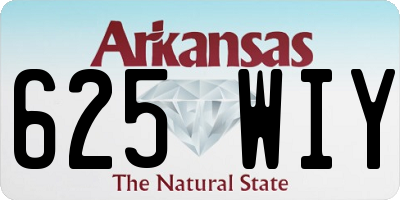 AR license plate 625WIY