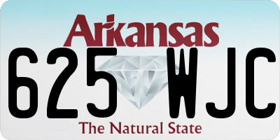 AR license plate 625WJC