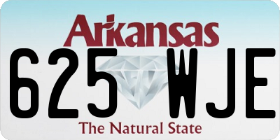 AR license plate 625WJE