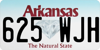 AR license plate 625WJH