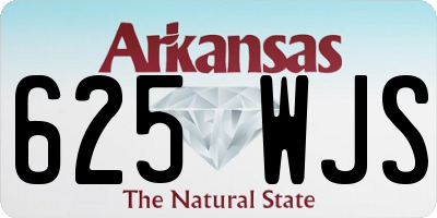AR license plate 625WJS