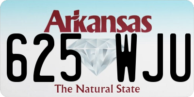 AR license plate 625WJU