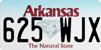 AR license plate 625WJX