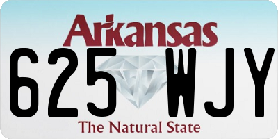 AR license plate 625WJY