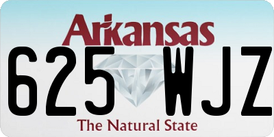 AR license plate 625WJZ