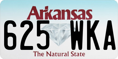 AR license plate 625WKA