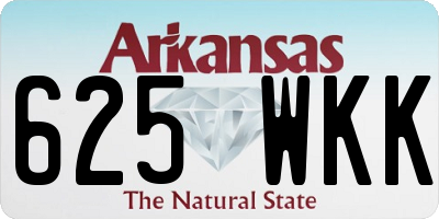 AR license plate 625WKK