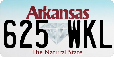AR license plate 625WKL