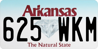 AR license plate 625WKM