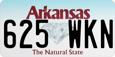 AR license plate 625WKN