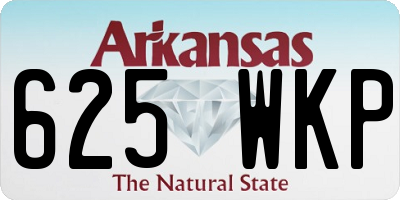 AR license plate 625WKP