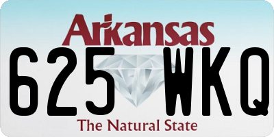 AR license plate 625WKQ