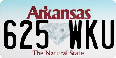 AR license plate 625WKU