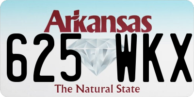 AR license plate 625WKX