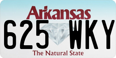 AR license plate 625WKY