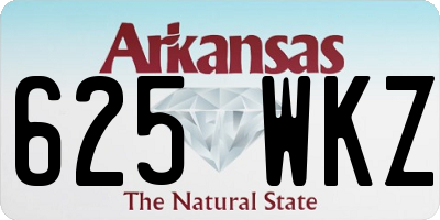 AR license plate 625WKZ