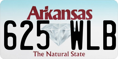 AR license plate 625WLB