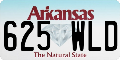 AR license plate 625WLD