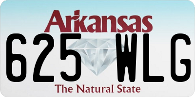 AR license plate 625WLG