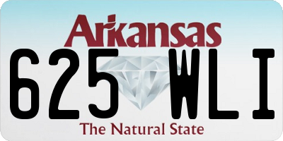 AR license plate 625WLI
