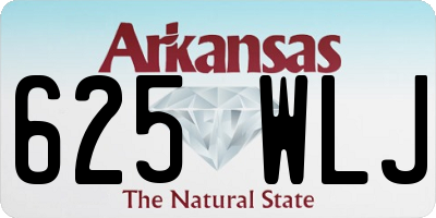 AR license plate 625WLJ