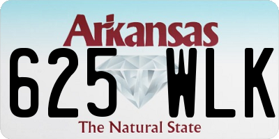 AR license plate 625WLK