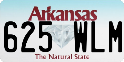AR license plate 625WLM