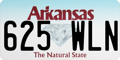 AR license plate 625WLN