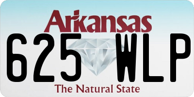 AR license plate 625WLP