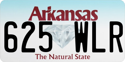 AR license plate 625WLR