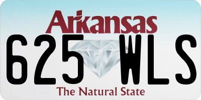 AR license plate 625WLS