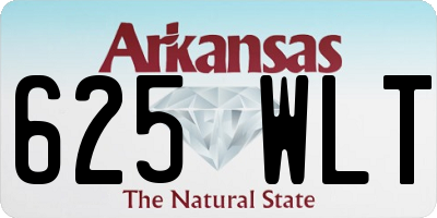 AR license plate 625WLT