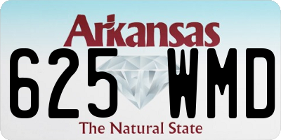 AR license plate 625WMD