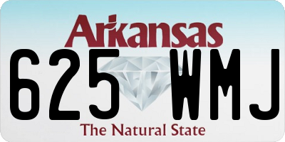 AR license plate 625WMJ