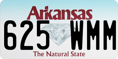 AR license plate 625WMM