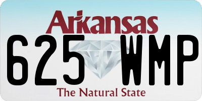 AR license plate 625WMP