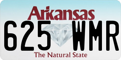 AR license plate 625WMR