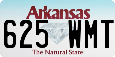 AR license plate 625WMT