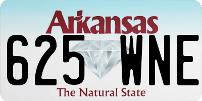 AR license plate 625WNE