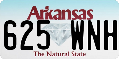 AR license plate 625WNH