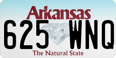 AR license plate 625WNQ