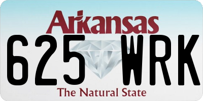 AR license plate 625WRK