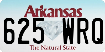 AR license plate 625WRQ