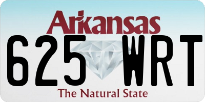 AR license plate 625WRT