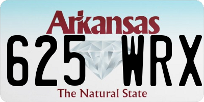 AR license plate 625WRX