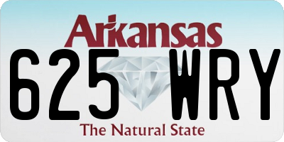 AR license plate 625WRY