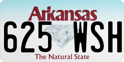 AR license plate 625WSH