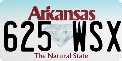 AR license plate 625WSX