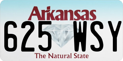 AR license plate 625WSY