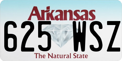 AR license plate 625WSZ